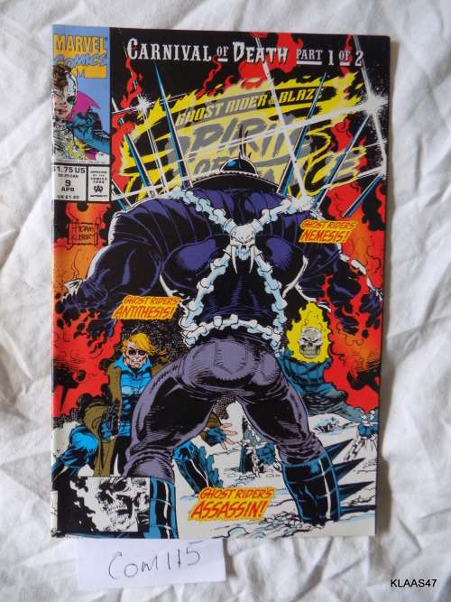 GHOST RIDER & BLAZE : MARVEL : 9 APR : CARNIVAL OF DEATH PART 1 OF 2