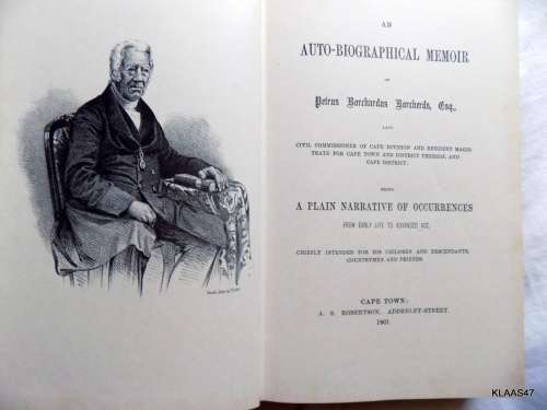 Petrus Borchardus Borcherds: An Autobiographical Memoir - Hardcover 1963