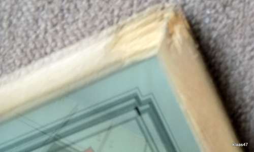 RUGBY WORLD CUP 1995 : FRAMED MIRROR : 27.5x20cm : **note damage to frame**