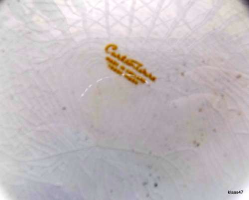 Carltonware Mug The Red Lion 10 cm high  NOTE  lots of hair line cracks AND chip on bottom edge