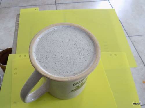 STONEWARE BEER MUG : RHODESIA : 12cm HIGH