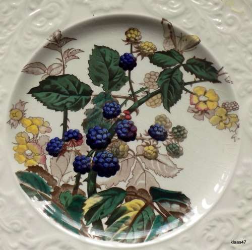 Cake Plate : Royal Cauldon - Bristol Ironstone - Kaywood - Blackberry - Made in England