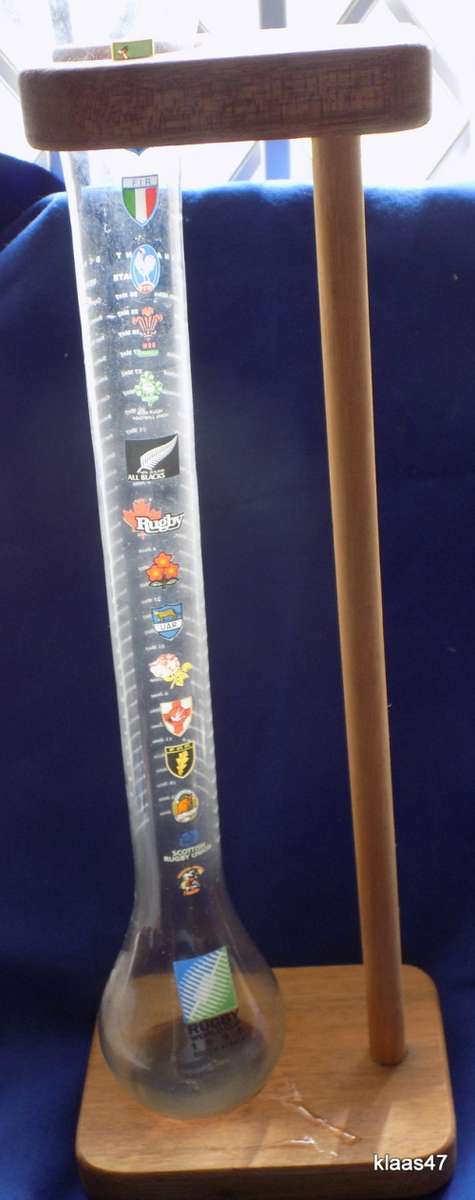 Half Yard Ale Glass - Rugby World Cup 1995 -  with Stand