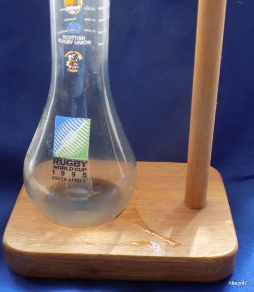 Half Yard Ale Glass - Rugby World Cup 1995 -  with Stand