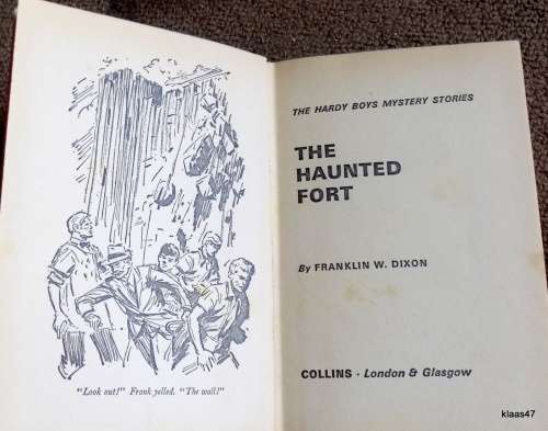 THE HARDY BOYS The Haunted Fort By Franklin W. Dixon HARDCOVER   1971