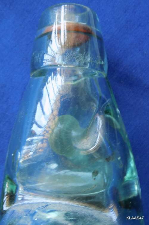 CODD BOTTLE - THE SILVER AERATED WATER FACTORY - STELLENBOSCH - 22.8cm High
