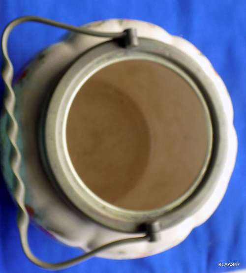 BISCUIT BARREL - W WOOD & CO - EPNS - HANDLE & LID WORN OFF