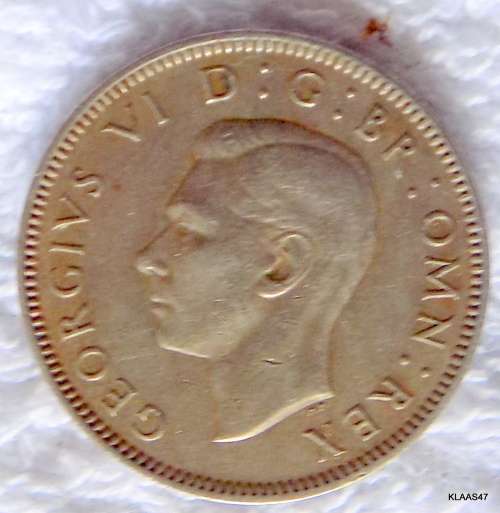 1948 KING GEORGE VI SCOTTISH ONE SHILLING COIN 72ND BIRTHDAY / ANNIVERSARY