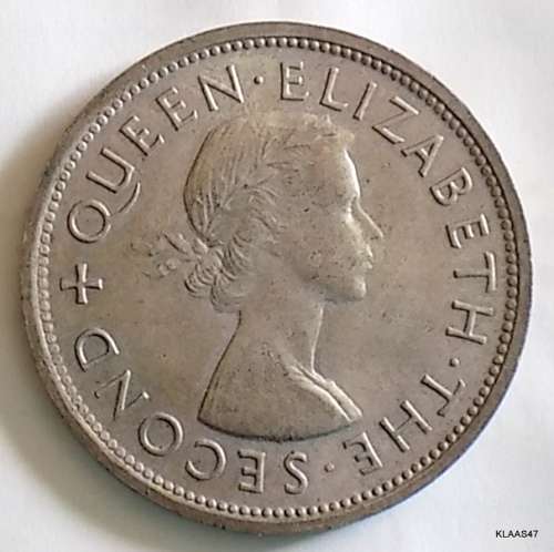 Silver World Crowns: Southern Rhodesia, Rhodes Crown 1953