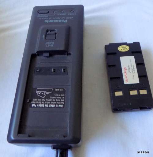 Panasonic NV-S5B VHS-C Camcorder Video Movie Camera 12x Zoom Bundle