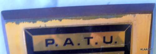 BRITISH SOUTH AFRICA POLICE WOODEN WALL PLAQUE