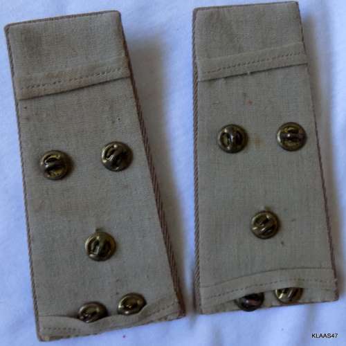 Pair of SA Army Commandant Rank Epaulettes (13cm Long.)