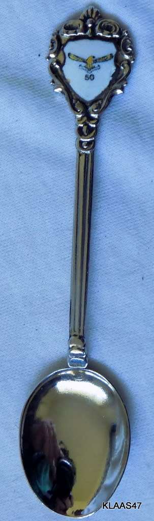 South African Air Force 50th Anniversary Crested Teaspoon