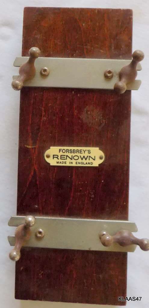 Vintage Wooden Forsbrey`s Renown tie press circa 1920 Made in  England