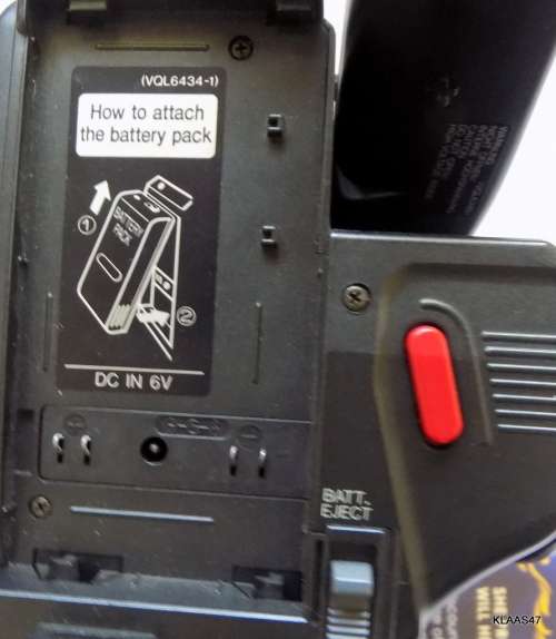 Panasonic NV-S5B VHS-C Camcorder Video Movie Camera 12x Zoom Bundle