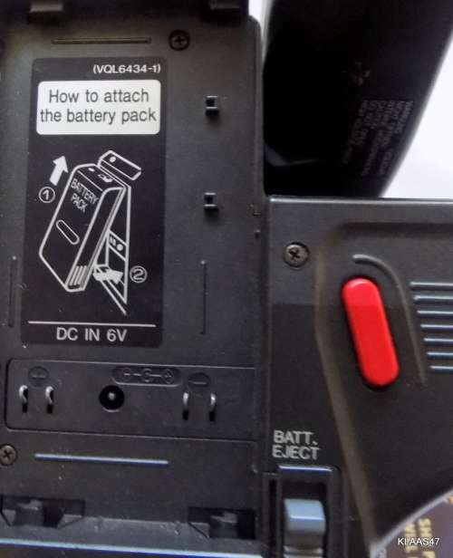 Panasonic NV-S5B VHS-C Camcorder Video Movie Camera 12x Zoom Bundle