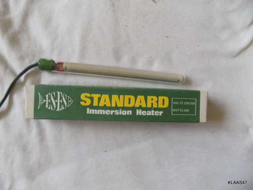 ES-ES - STANDARD - IMMERSION HEATER FOR FISH TANK - 220/250 VOLTS 200 WATTS