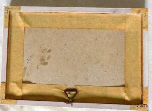 SMALL PAINTING : GIRAFFE : SIGNED JOSE :