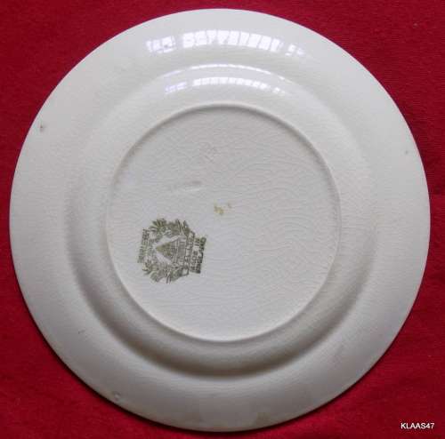 VINTAGE - Burleigh Ware - B&L. Ltd - Made in England - ART DECO - 15cm Side plate