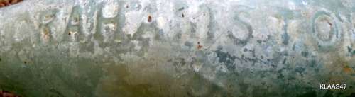 Hamilton style bottle for H C Bell - Grahamstown and Queenstown