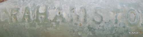 Hamilton style bottle for H C Bell - Grahamstown and Queenstown