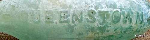 Hamilton style bottle for H C Bell - Grahamstown and Queenstown