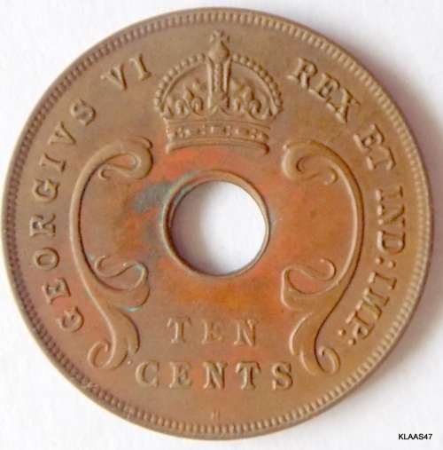 1937 EAST AFRICA 10 CENT