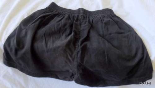 SA ARMY(SADF) - PT Shorts (Black) Label Faded (Small or Medium)