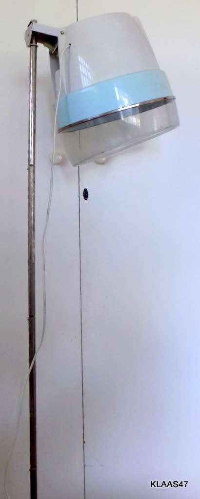 Retro Philips Comfort HP4618 Hood Hairdryer / Drier with Stand. Portable. Folding hood and stand.