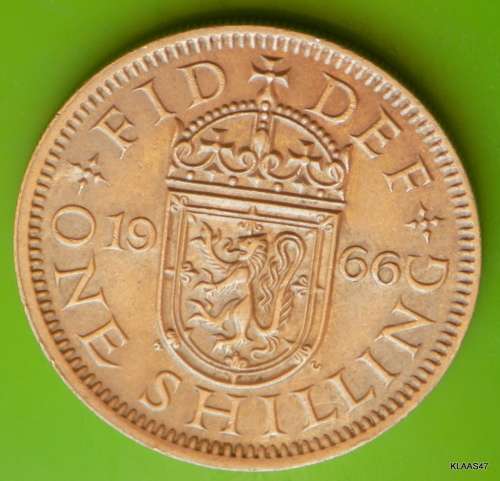 1966 Elizabeth II English Shilling
