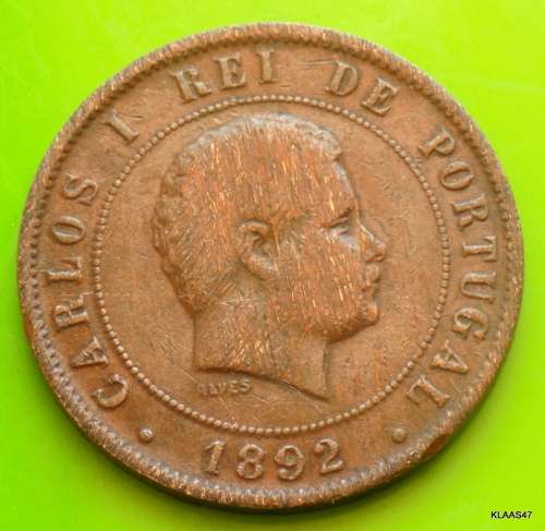 20 Reis - 1892 - Portugal - Carlos I