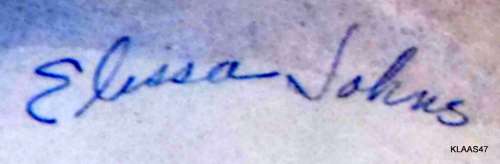 Flowers and Butterfly - Print by Elissa Johns - Framed