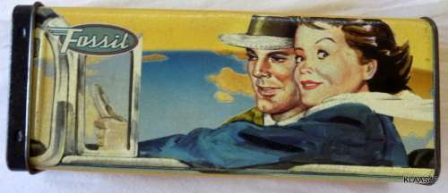 Fossil Watch Tin - Route 54 Original - 15.4 x6.2x4.1cm