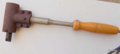 Wooden Handle - Vintage - 250w -  Electric Soldering Iron - 15015 - Plug SAR SAS