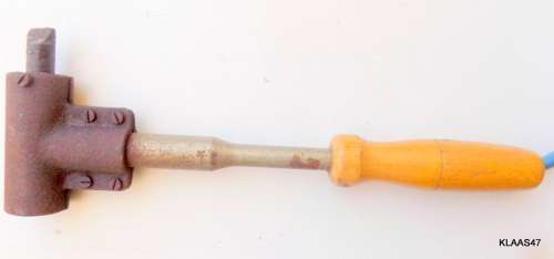 Wooden Handle - Vintage - 250w -  Electric Soldering Iron - 15015 - Plug SAR SAS