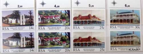 RSA -1986 - RESTORATION - 2 SETS OF 4  (MINT)