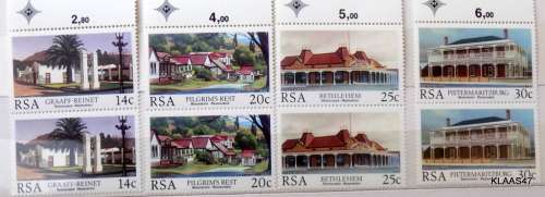 RSA -1986 - RESTORATION - 2 SETS OF 4  (MINT)
