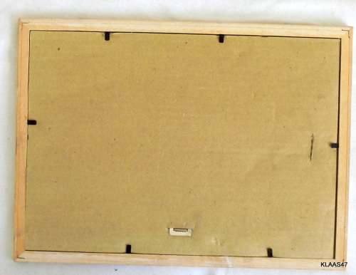 Boats at Laaiplek - West Coast - 2003 - Victor - Ink drawing and watercolour Framed size 32x23.4cm