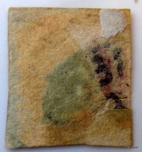 NETHERLANDS 1852 (No 2) Used- Imperforate. Poor margins, is cut into at bottom. Paper thinning back.