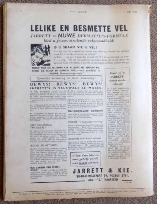 Vintage - Fyn Goud Magazine - 1 Mei 1958