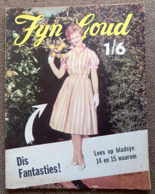 Vintage - Fyn Goud Magazine - 15 September 1960