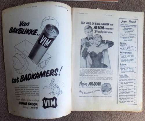 Vintage - Fyn Goud Magazine - 15 Desember 1956