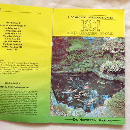 Koi and Garden Pools - Dr Herbert R. Axelrod - Paperback