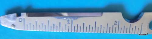 Vintage - Multi tool - Foreign - Stainless - File, opener, measure, screw driver, wire cutter