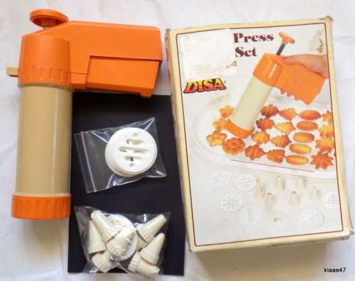 DISA - Cookie Press and Icing Set - Model 233 - Made in Hong Kong
