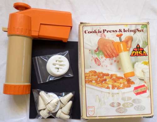 DISA - Cookie Press and Icing Set - Model 233 - Made in Hong Kong