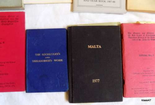 Collection of 15 Masonic Freemasons books - see pictures