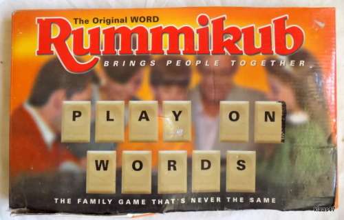 The Original WORD Rummikub - Vintage 1990 - Family  Game - Boxed