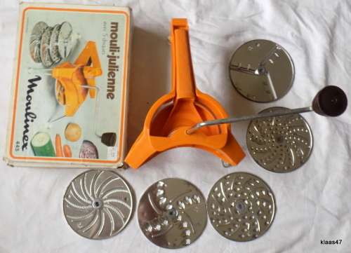 Moulinex 445 - mouli-julienne with 5 discs - In original box