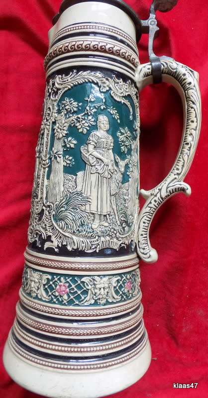 Vintage - Thewalt - Lidded Stein Jug - 37cm High (Without lid)